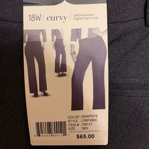 Dark gray dress pants - plus size
